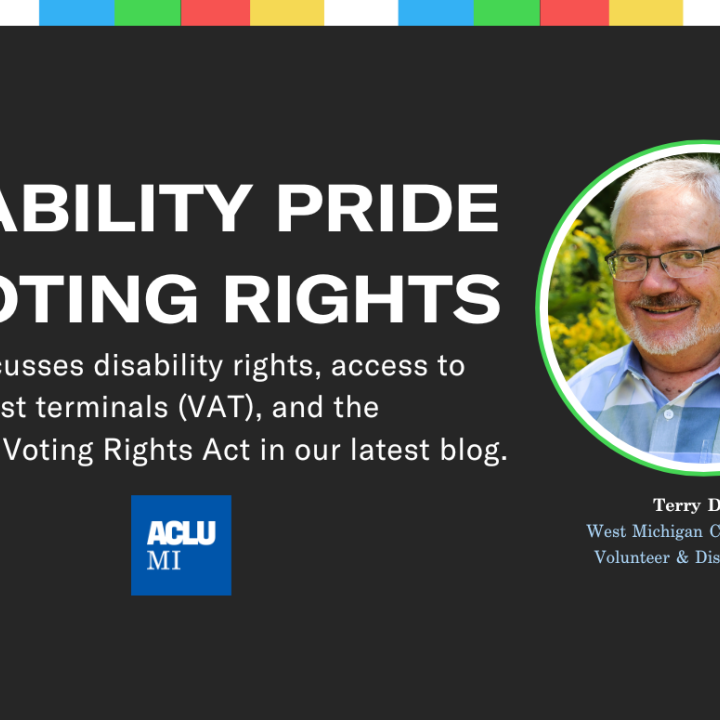 Disability Pride and Voting Rights